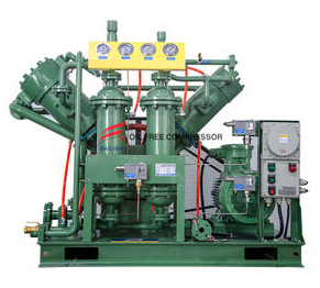 Какова структура водородного компрессора без масла?